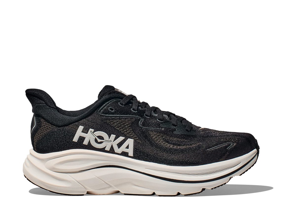 Shop Womens Clifton 10 Wide Black / White | HOKA AU