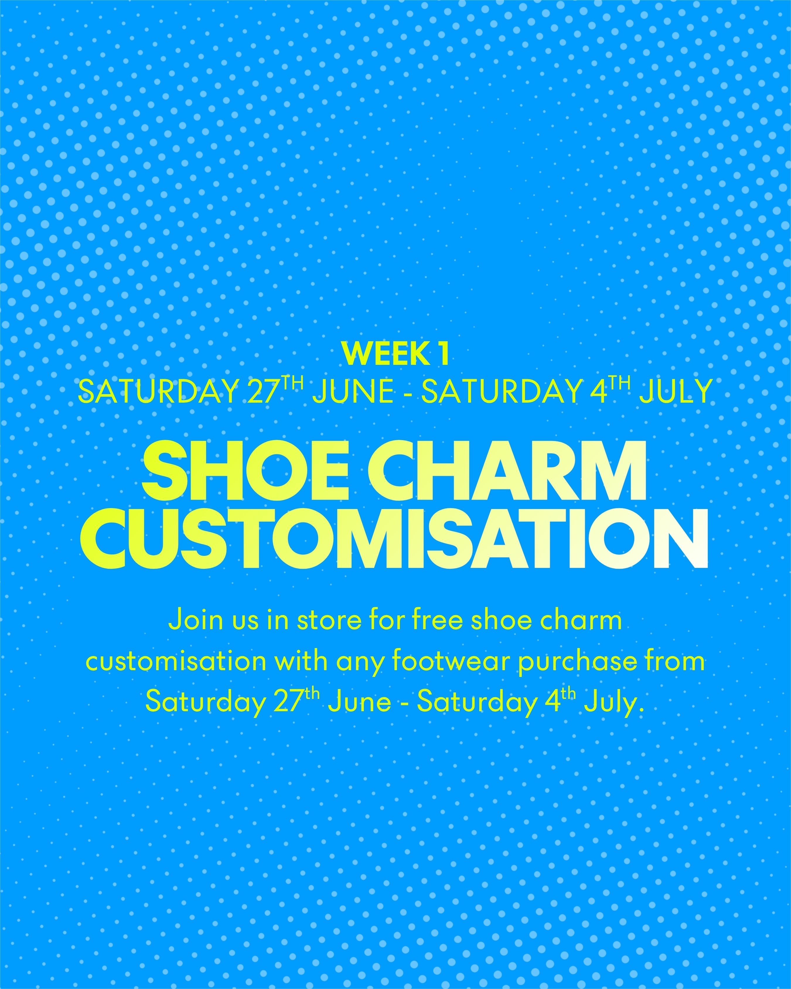 Shoe Charm Customisation