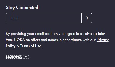 signed up to up to our mailing list
