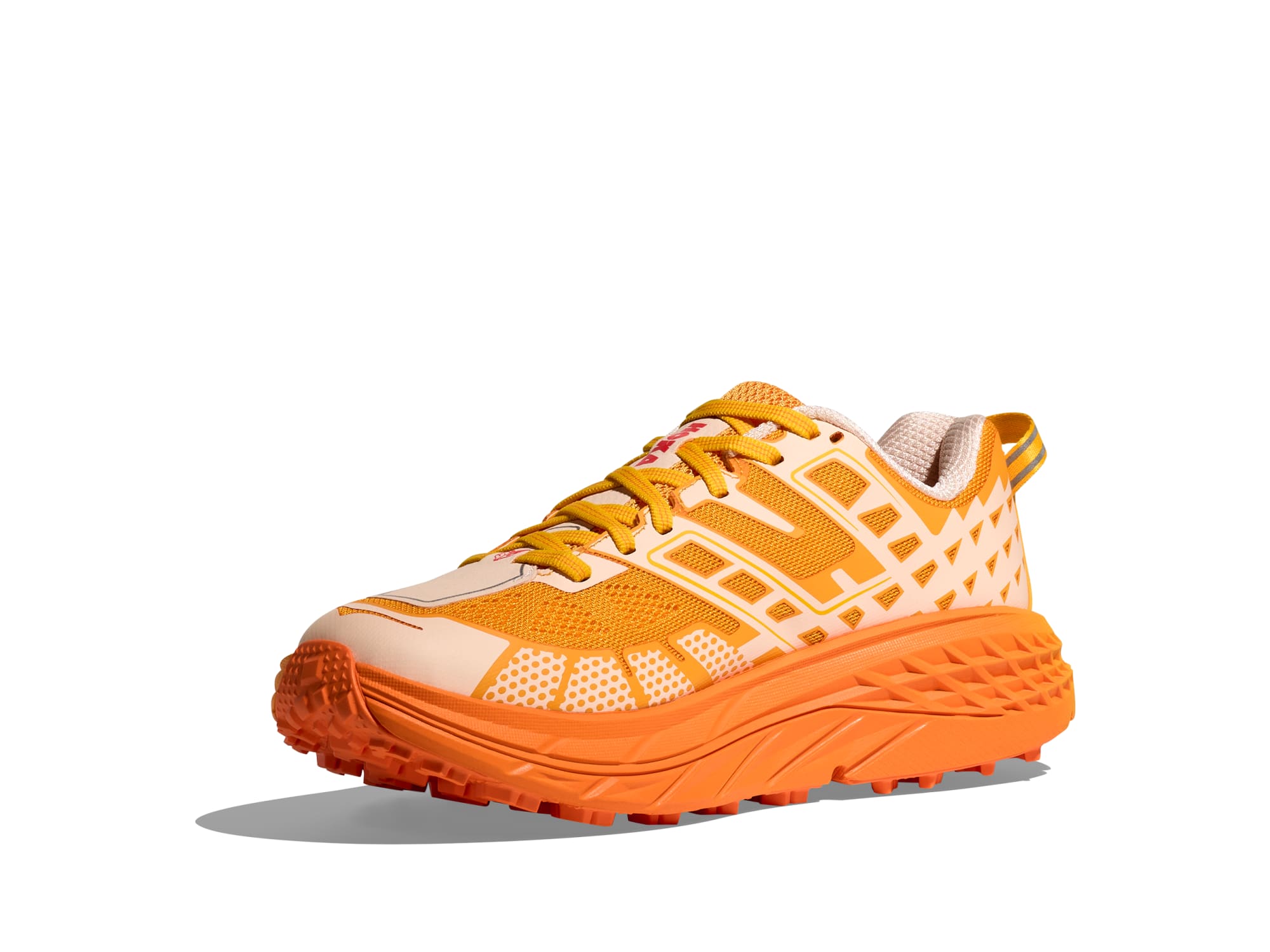 HOKA Speedgoat 2 Sneakers Mens Size 10.5 Light Coral Orange Yellow One One HOKA Speedgoat 2 Rubber and Ripstop-Trimmed Mesh Sneakers  main image 2