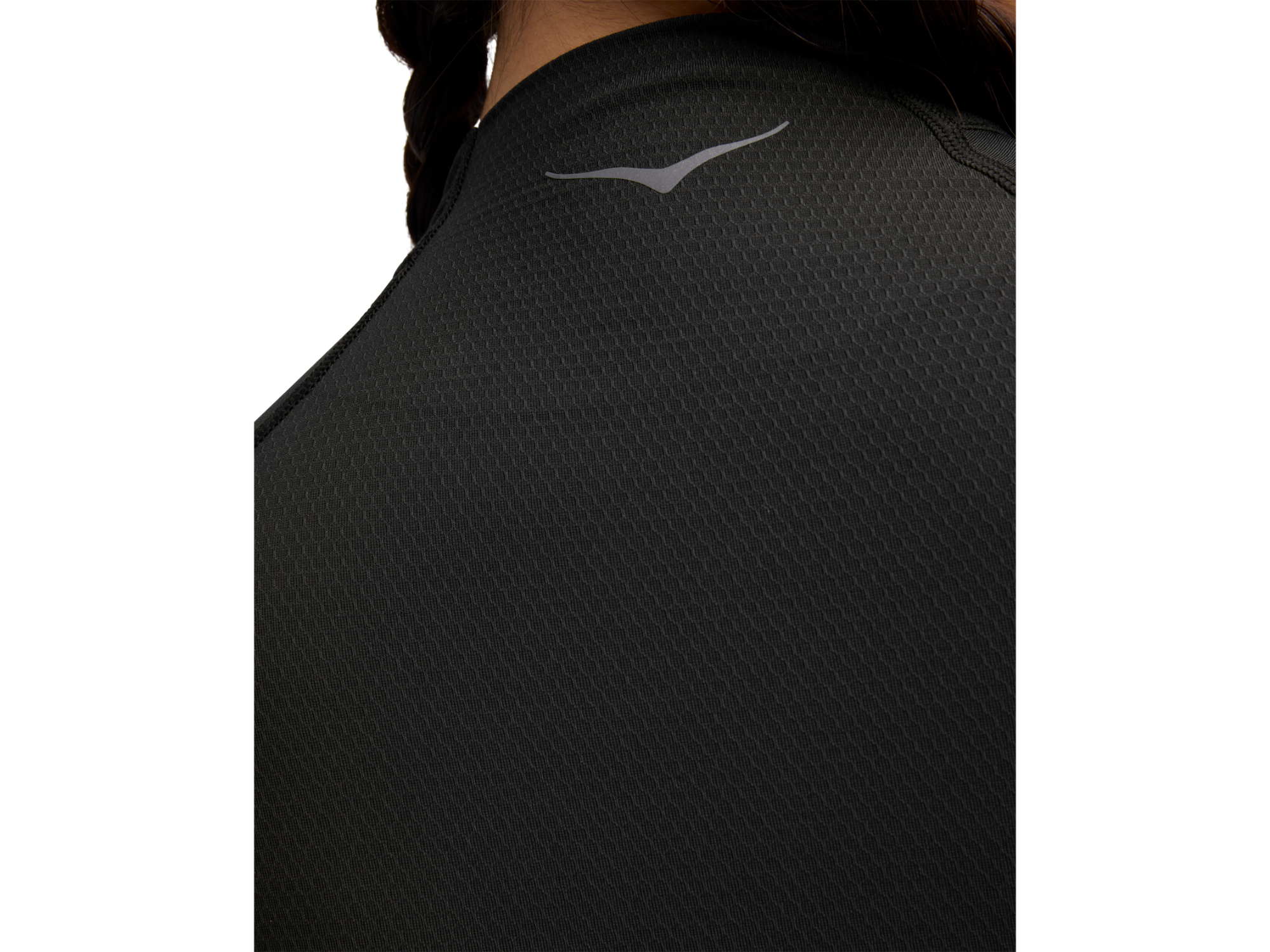 Shop Womens SkyBreeze Short Sleeve Zip Black | HOKA AU