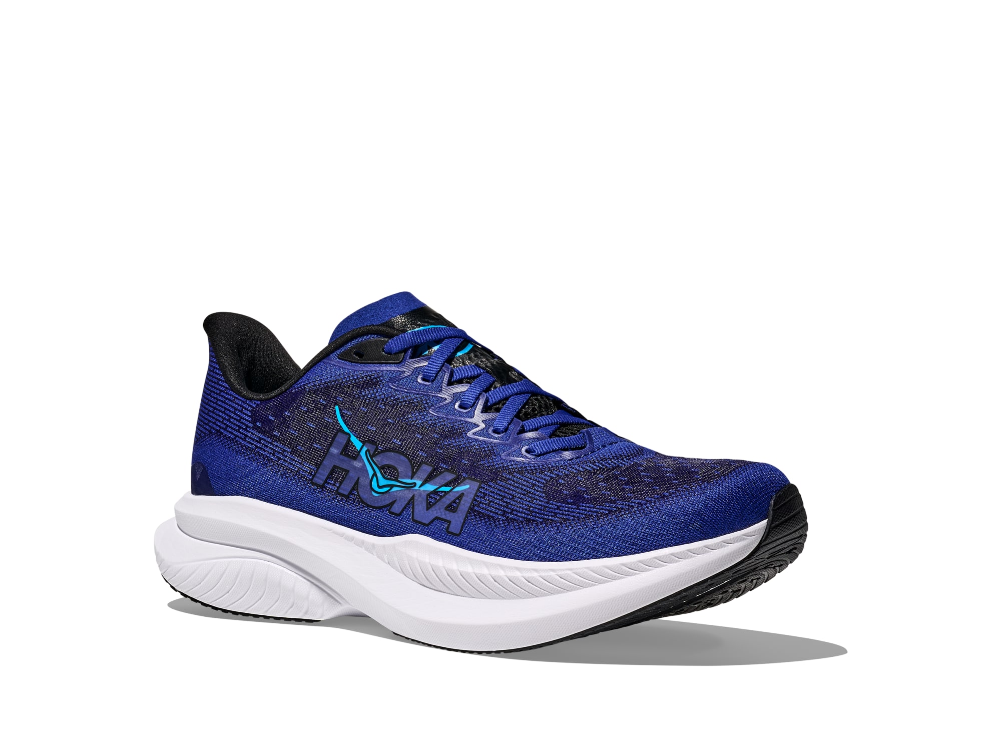 Hoka One One Mach 6 Black Electric Tangerine 1147790-BKLC, Men\'s Size 12D NWB Hoka Mach 6 Black Electric Tangerine main image 2