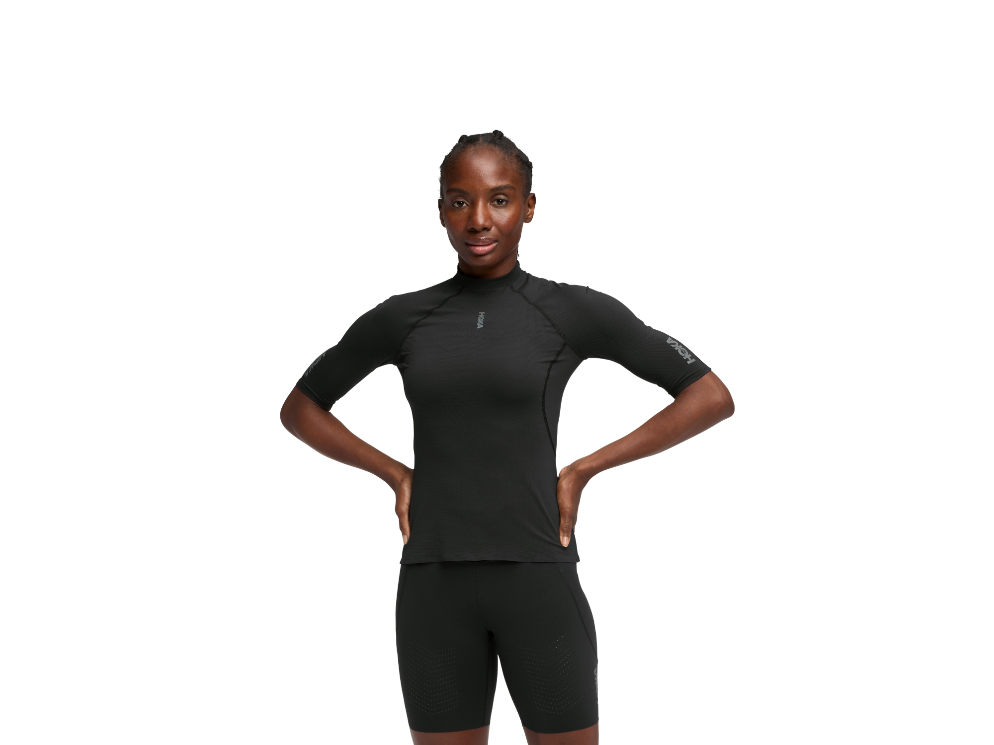 Shop Womens Skybreeze Short Sleeve Black | HOKA